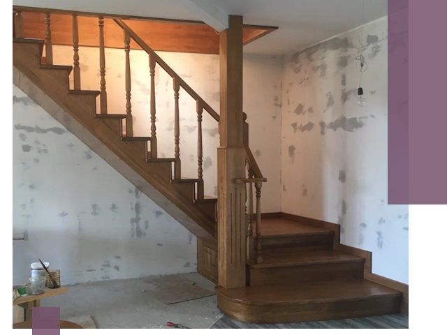 Ремонт деревянных лестниц в Петергофе: быстро и качественно