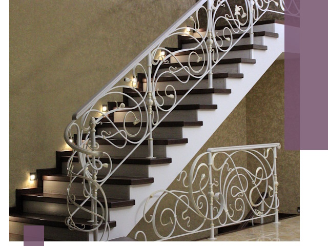 Кованые лестницы под ключ в Петергофе — изготовление и монтаж