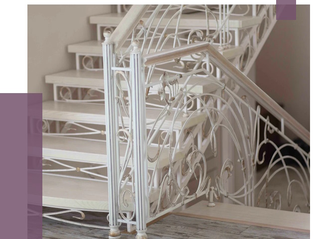 Изготовление кованых лестниц на заказ в Петергофе от 88919 руб. | ПРОЛЁТ-Птф