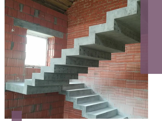 Бетонные лестницы под ключ в Петергофе: монтаж, демонтаж, ремонт