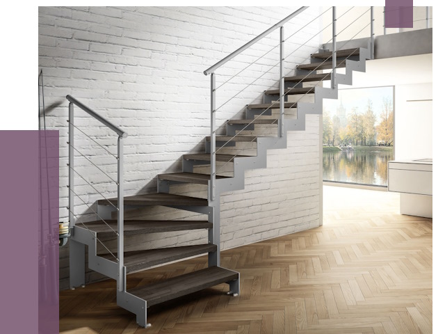 Г-образные лестницы под ключ в Петергофе от 37921 руб. | ПРОЛЁТ-Птф