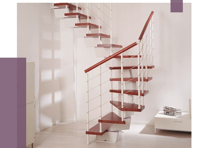 Изготовление лестниц на больцах в Петергофе от 9938 руб. | ПРОЛЁТ-Птф