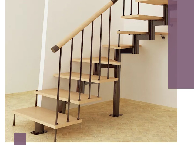 Монтаж лестниц на больцах в Петергофе — быстро и надежно