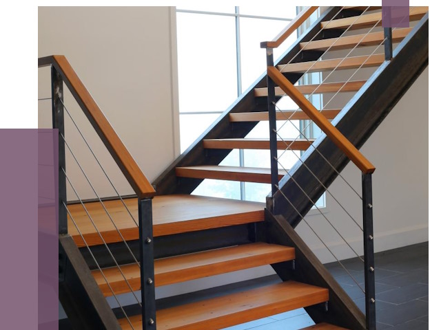 Изготовление лестниц на металлокаркасе в Петергофе от 19353 руб. | ПРОЛЁТ-Птф