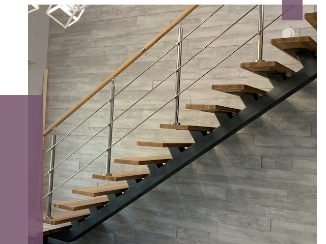 Изготовление лестниц на монокосоуре в Петергофе от 77934 руб. 