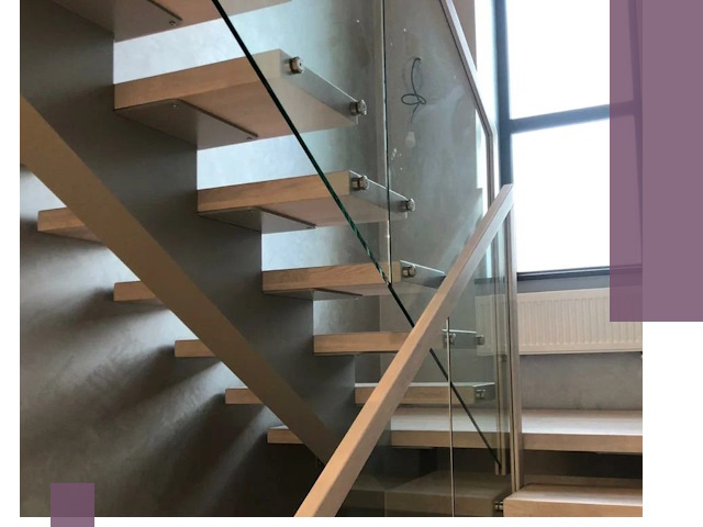 Изготовление лестниц на монокосоуре в Петергофе с монтажом и гарантией