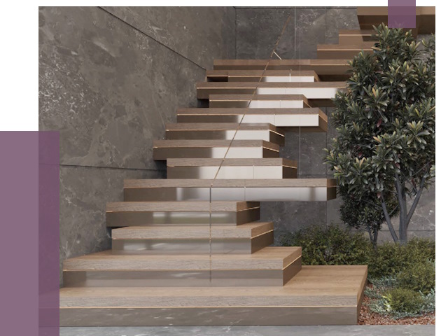 Современные лестницы в Петергофе от 14122 руб. | ПРОЛЁТ-Птф