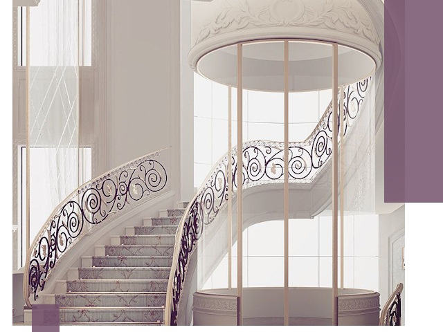 Элитные лестницы на заказ высокого класса в Петергофе