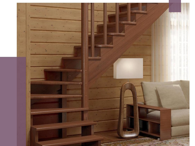 Лестницы эконом класса в Петергофе от 18673 руб. бюджетные решения