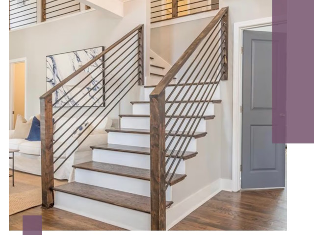 Лестницы для коттеджа под ключ в Петергофе — изготовление и монтаж