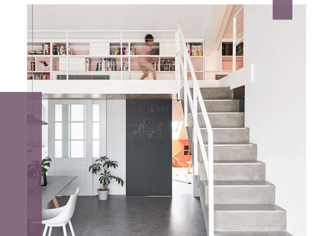 Лестницы для двухуровневой квартиры в Петергофе от 180452 руб. | ПРОЛЁТ-Птф