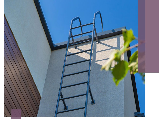 Лестницы на крышу в Петергофе — изготовление, монтаж, демонтаж