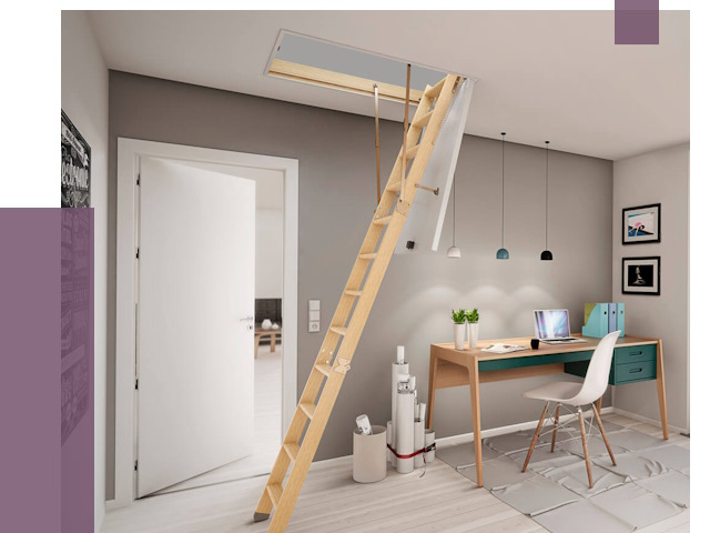 Чердачные лестницы в Петергофе — от 14907 руб. | ПРОЛЁТ-Птф