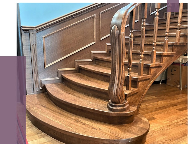 Дубовые лестницы под ключ в Петергофе от 180452 руб. — ПРОЛЁТ-Птф