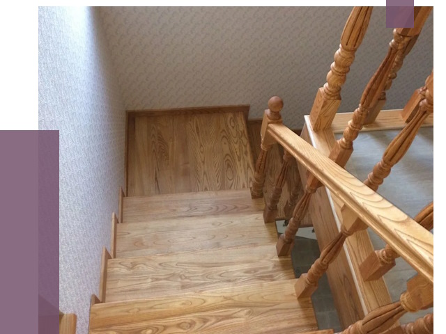 Сосновые лестницы в Петергофе под ключ от 8264 руб.  | ПРОЛЁТ-Птф