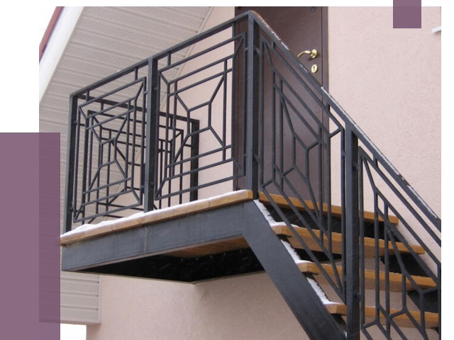 Металлические перила в Петергофе от 4394 руб.  | ПРОЛЁТ-Птф