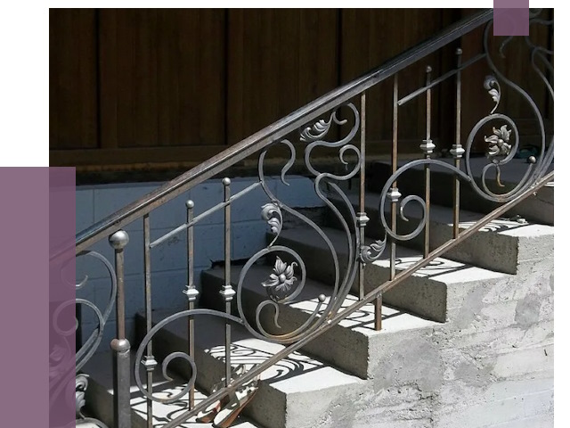 Кованые перила в Петергофе от 8892 руб. под ключ — качество от ПРОЛЁТ-Птф