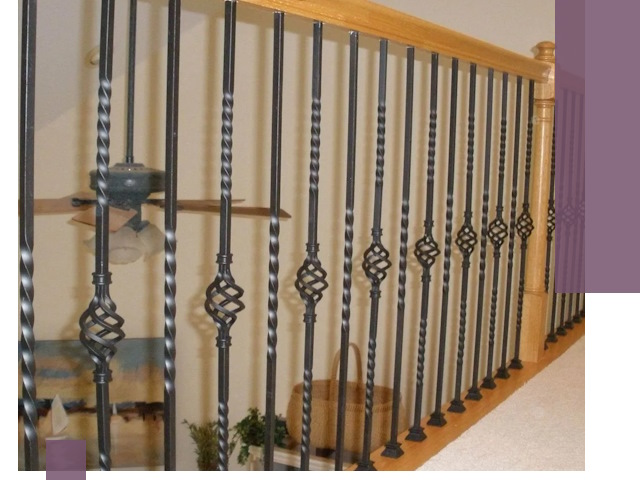 Изготовление и монтаж кованных перил в Петергофе под ключ