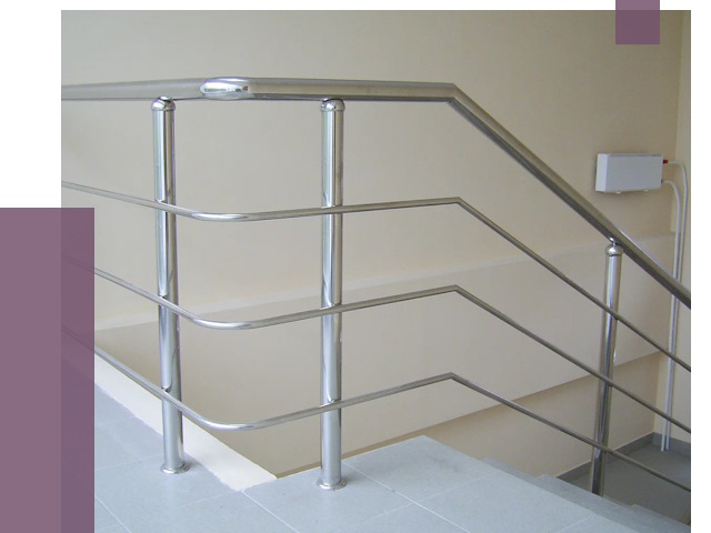 Алюминиевые перила в Петергофе от 6486 руб. под ключ | ПРОЛЁТ-Птф