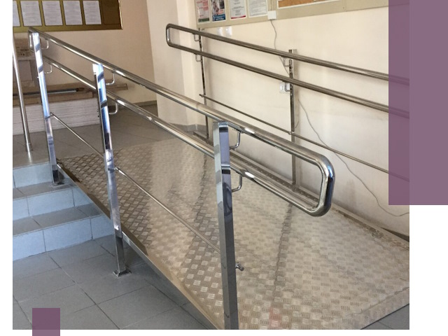 Перила для инвалидов в Петергофе — надежные поручни и ограждения