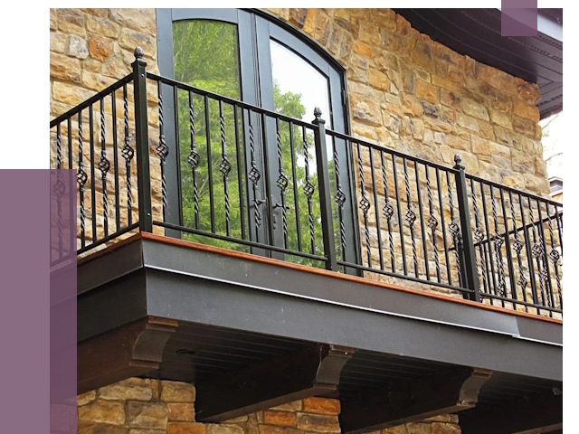 Балконные ограждения в Петергофе от 8212 руб. — купить | ПРОЛЁТ-Птф