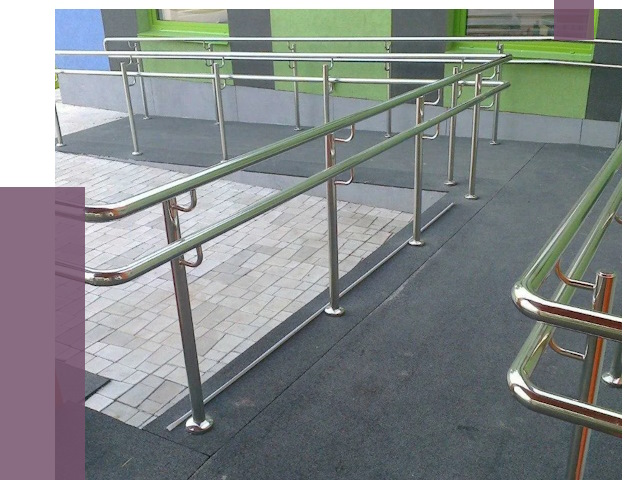 Ограждения пандусов в Петергофе от 4446 руб. монтаж | ПРОЛЁТ-Птф