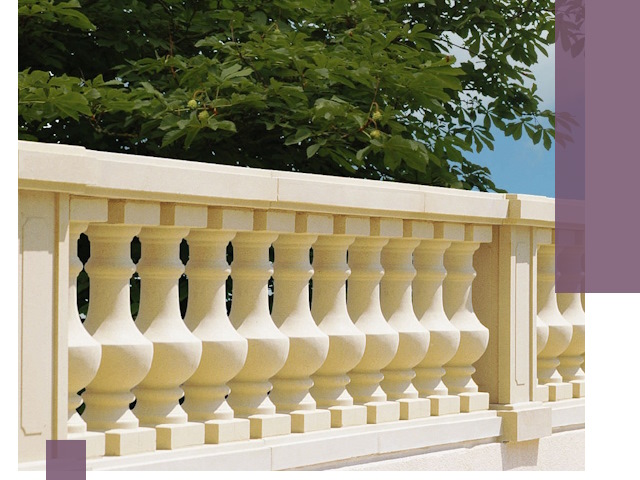 Установка балюстрады в Петергофе: изготовление и монтаж под ключ