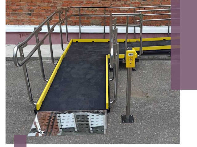 Изготовление наклонных пандусов для инвалидов в Петергофе