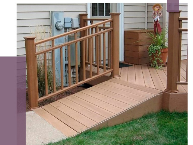 Пандус на крыльцо в Петергофе под ключ от 7950 руб. 