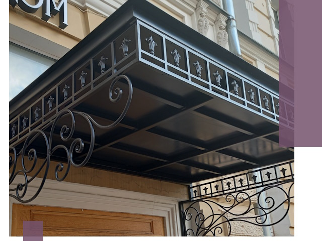 Ремонт козырьков и навесов в Петергофе — быстро и качественно