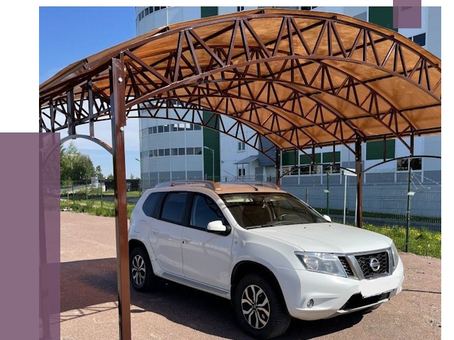 Недорогие навесы в Петергофе от 43936 руб.  | ПРОЛЁТ-Птф