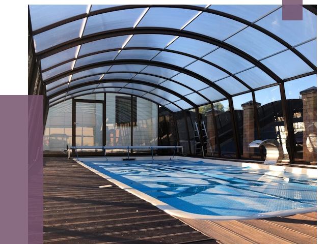 Навесы для бассейна в Петергофе от 17156 руб. под ключ | ПРОЛЁТ-Птф