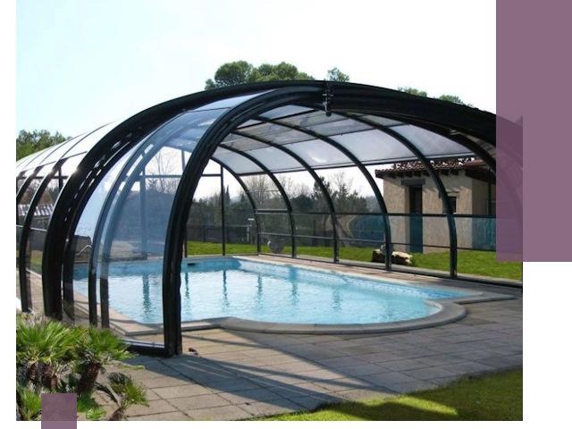 Навесы для бассейна в Петергофе: изготовление и монтаж под ключ