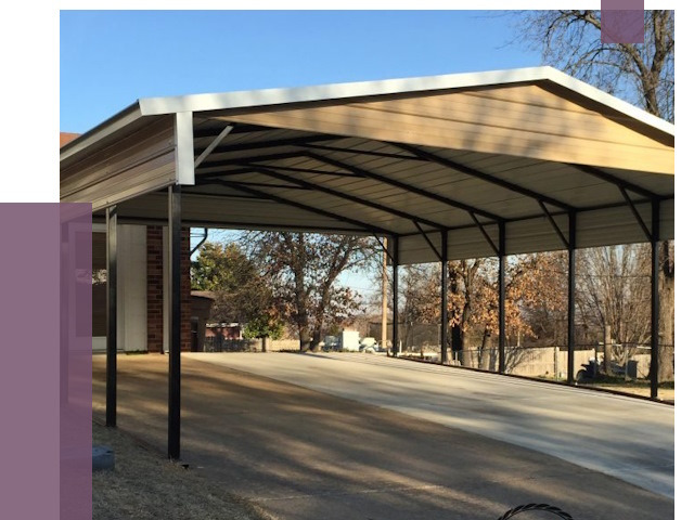 Двускатные навесы в Петергофе от 8212 руб.  | ПРОЛЁТ-Птф