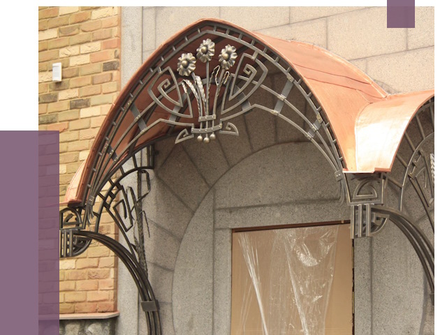 Арочные козырьки в Петергофе от 14907 руб. 