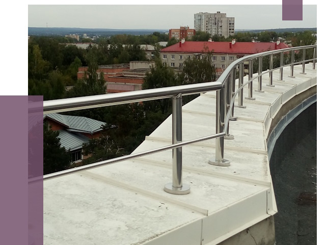 Парапеты и ограждения кровли в Петергофе от 5074 руб. 