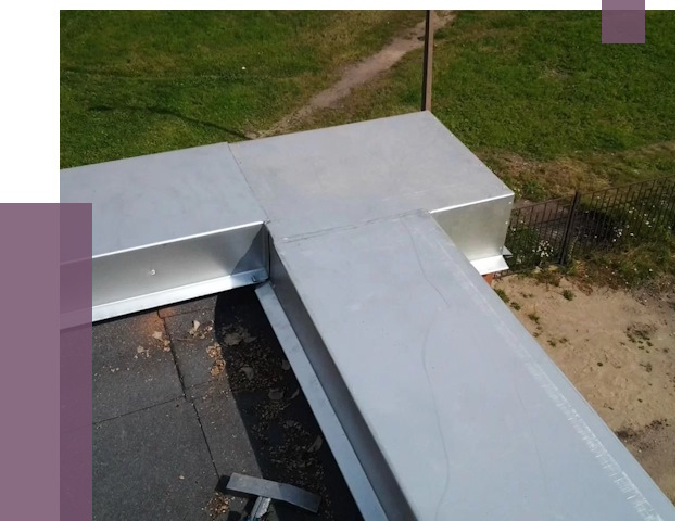 Оцинкованные парапеты в Петергофе от 8212 руб.  | ПРОЛЁТ-Птф