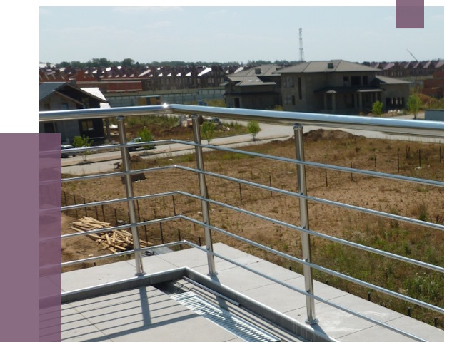 Парапеты из нержавеющей стали в Петергофе от 8160 руб. за м² | ПРОЛЁТ-Птф