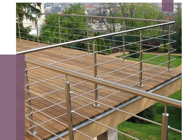 Алюминиевые парапеты в Петергофе под ключ от 7950 руб. 