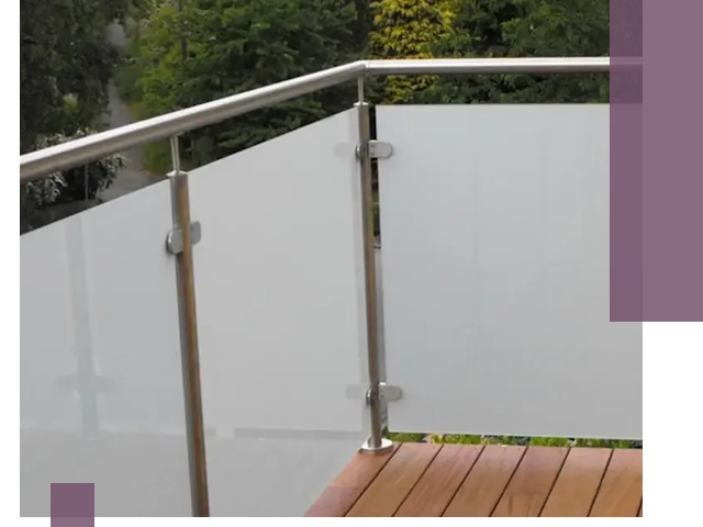 Алюминиевые парапеты для балконов и террас в Петергофе