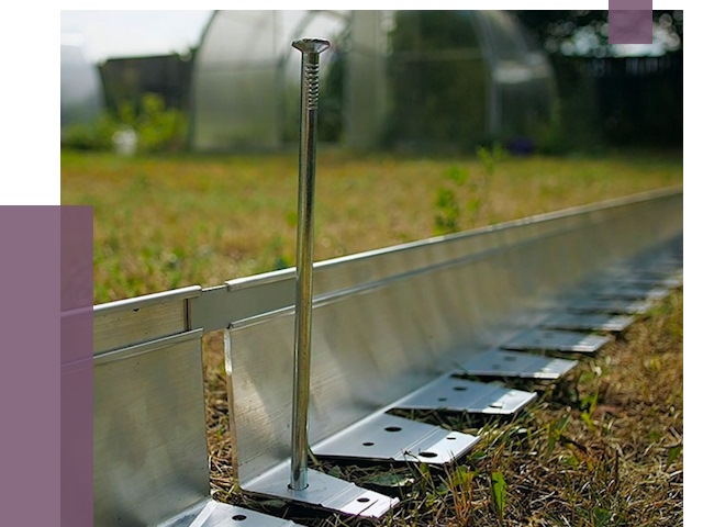 Металлические бордюры для газона в Петергофе от 4394 руб. | ПРОЛЁТ-Птф