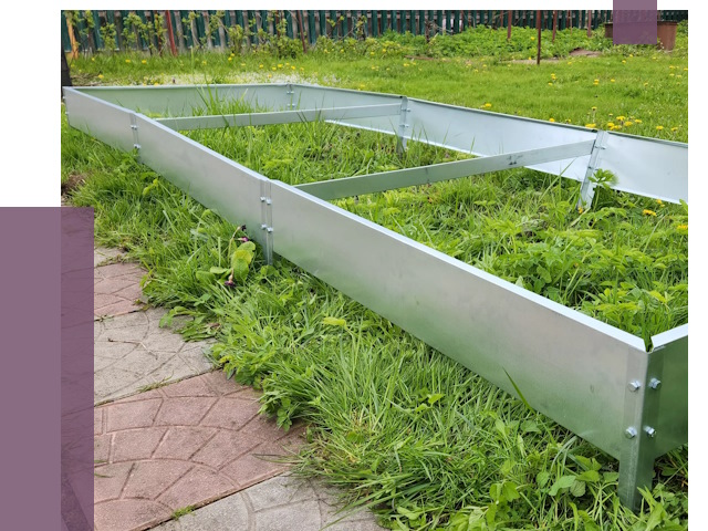 Металлические бордюры для грядок в Петергофе от 1831 руб. 