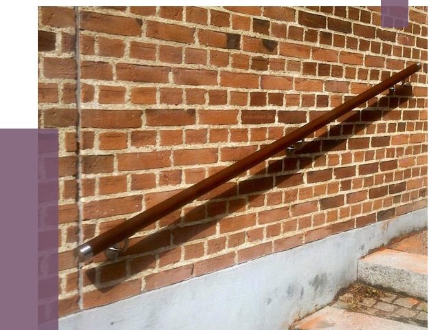 Изготовление пристенных поручней в Петергофе от 4551 руб. — ПРОЛЁТ-Птф