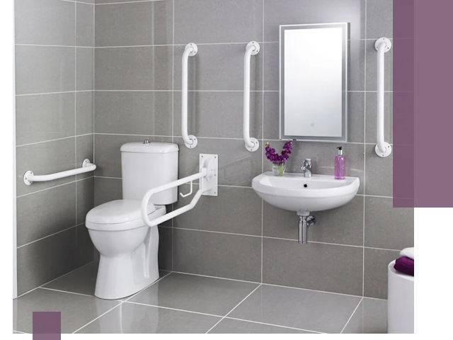 Поручни для санузлов в Петергофе: установка, ремонт и монтаж