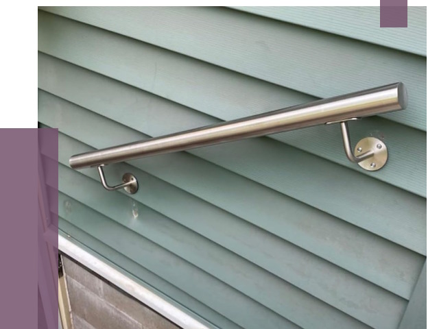 Поручни из нержавеющей стали в Петергофе от 7846 руб.  | ПРОЛЁТ-Птф